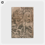 アートポストカード-Saint Eustace - アルブレヒト デューラー Postcard.