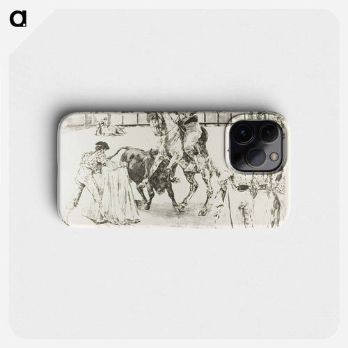 Bull-Fight - アレクサンドル ルノア Phone Case.