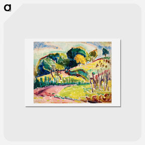 アートポストカード-Hills - アルフレッド ヘンリー マウラー Postcard.