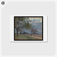 アートポストカード-The Road from Versailles to Louveciennes - アルフレッド シスレー Postcard.