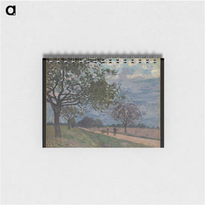 アートメモ帳-The Road from Versailles to Louveciennes - アルフレッド シスレー Memo.