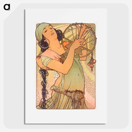 アートポスター-Salomé - アルフォンス ミュシャ Poster.