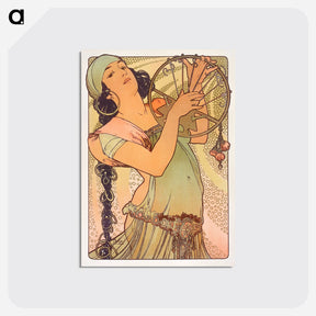 アートポストカード-Salomé - アルフォンス ミュシャ Postcard.