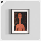 The Red Bust - Amedeo Modigliani Poster.