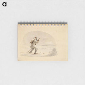 アートメモ帳-Laplander skiing - アンダース エクマン Memo.