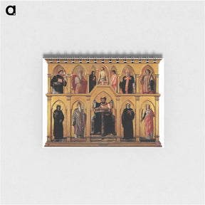 アートメモ帳-Polyptych of St. Luke - アンドレア マンテーニャ Memo.