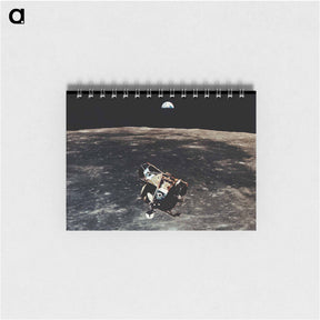 アートメモ帳-Ascent stage prior to docking - アポロ月面着陸 Memo.