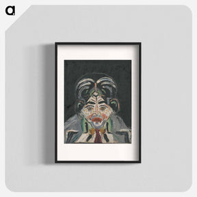 アートポスター-Head of a woman - アーノルド ピーター ワイズ クビンチャン Poster.
