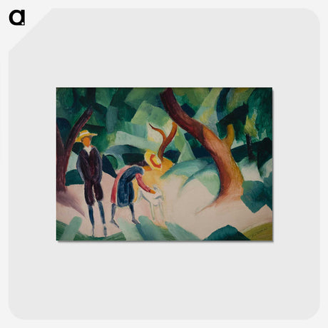 1-15_August-Macke_postcard