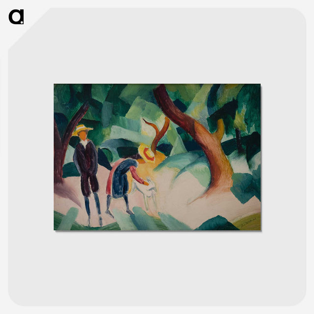 1-15_August-Macke_postcard