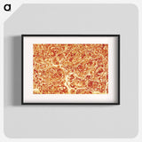 アートポスター-Abstract Brown Pattern
 - 大英図書館 Poster.