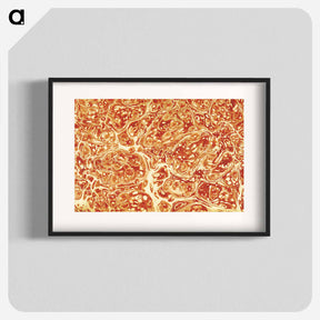 アートポスター-Abstract Brown Pattern
 - 大英図書館 Poster.