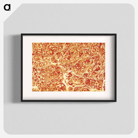 アートポスター-Abstract Brown Pattern
 - 大英図書館 Poster.