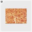 アートポストカード-Abstract Brown Pattern
 - 大英図書館 Postcard.