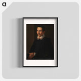 Portrait of a Man - カラヴァッジョ Poster.