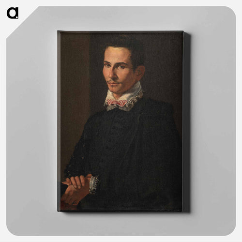 Portrait of a Man - カラヴァッジョ Canvas.