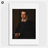 Portrait of a Man - カラヴァッジョ Poster.