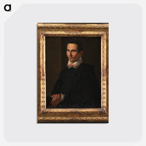 アートポストカード-Portrait of a Man - カラヴァッジョ Postcard.