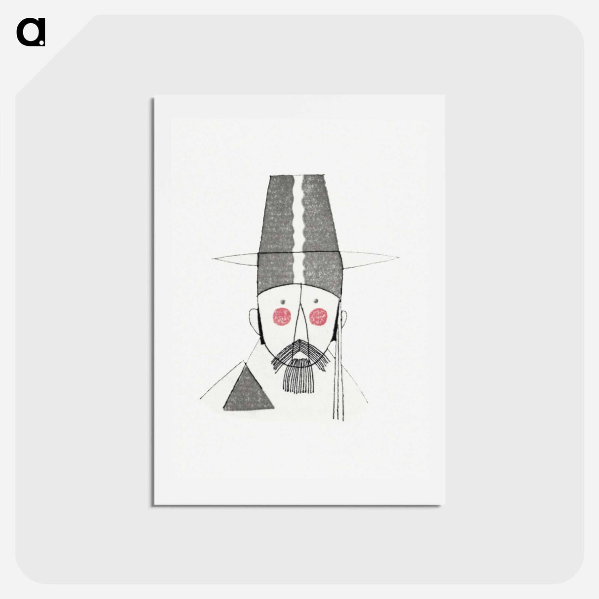 アートポストカード-Gazette du Bon Ton Fashion Plate
 - シャルル マルタン Postcard.