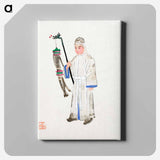 アートパネル-Man in Mourning Dress
 - 中国の衣装 Canvas.