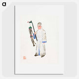 アートポスター-Man in Mourning Dress
 - 中国の衣装 Poster.