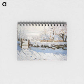 アートメモ帳-The Magpie - クロード モネ Memo.