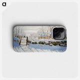 The Magpie - Claude Monet Phone Case.