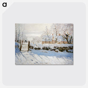 アートポストカード-The Magpie - クロード モネ Postcard.