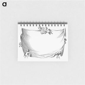 アートメモ帳-Zes Putti Tonen Een Doek Met Tekst
 - コルネリス プロース ファン アムステル Memo.