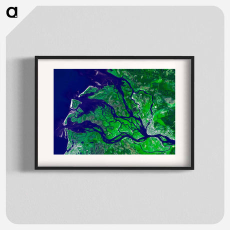 アートポスター-Arkhangelsk from Terra
 - 上空からの地球 Poster.