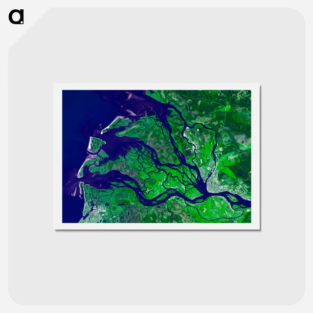 アートポストカード-Arkhangelsk from Terra
 - 上空からの地球 Postcard.