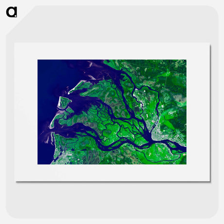 アートポスター-Arkhangelsk from Terra
 - 上空からの地球 Poster.