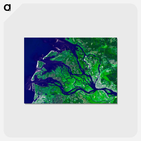 アートポストカード-Arkhangelsk from Terra
 - 上空からの地球 Postcard.