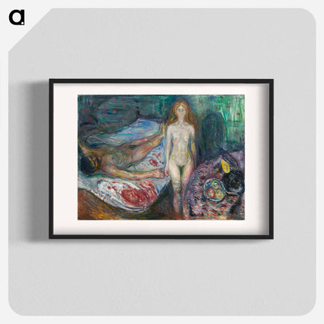 アートポスター-The Death of Marat - エドヴァルド ムンク Poster.