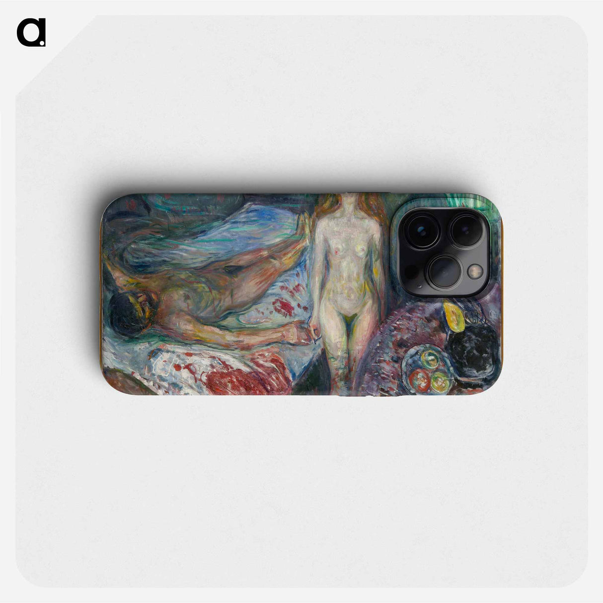 The Death of Marat - Edvard Munch Phone Case.