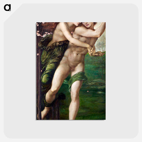 アートポストカード-Phyllis and Demophoon - エドワード バーン ジョーンズ Postcard.