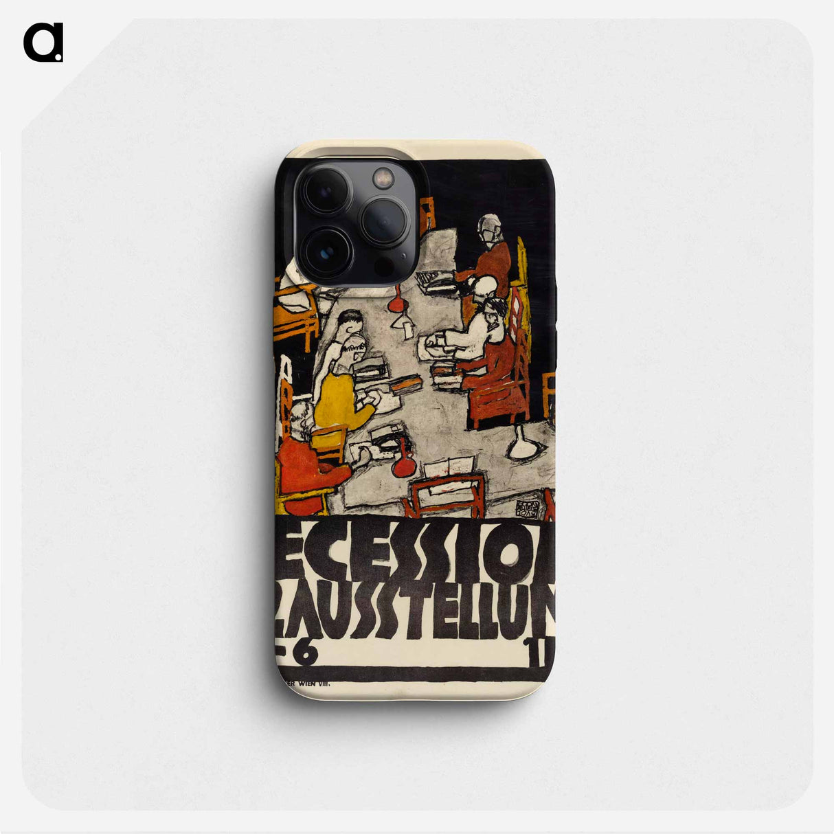 49th Secession exhibition by Egon Schiele - エゴン シーレ Phone Case.