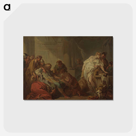 アートポストカード-Death of Meleager - フランソワ ブーシェ Postcard.