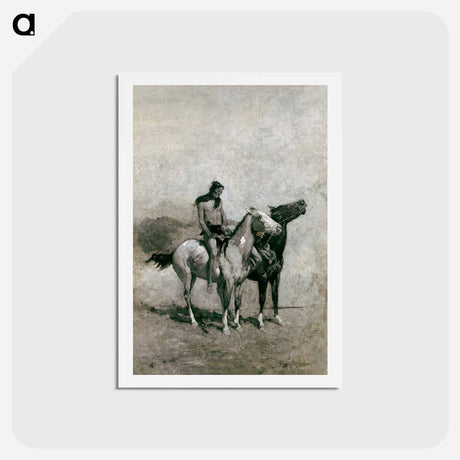 アートポストカード-The Fire-Eater
 - フレデリック レミントン Postcard.