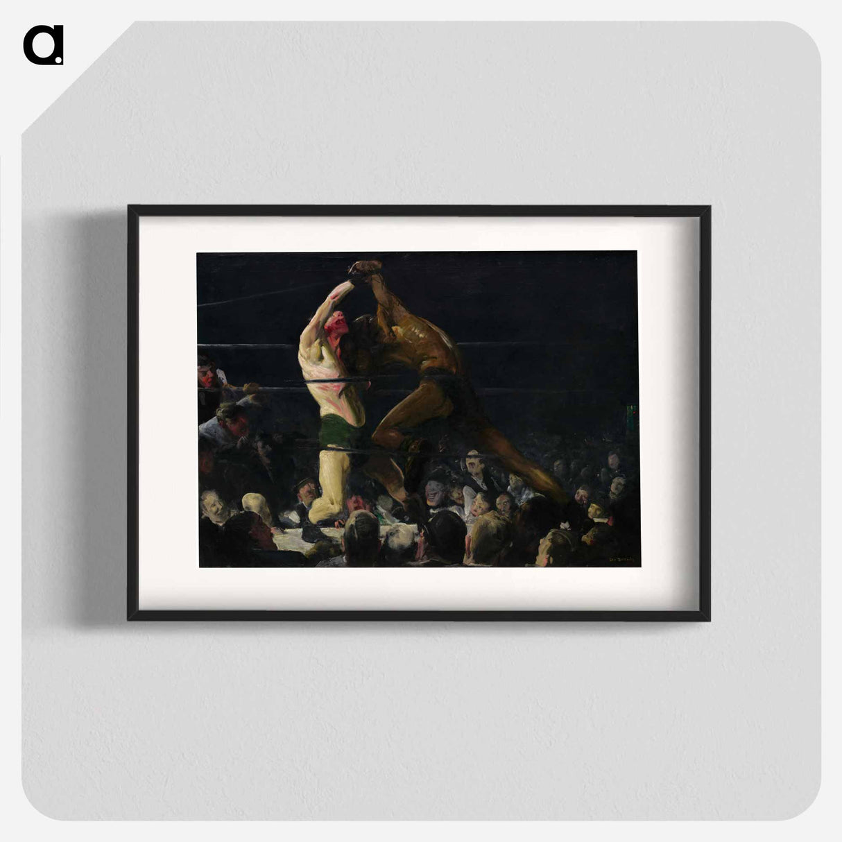 Both Members of This Club - George Bellows Poster.