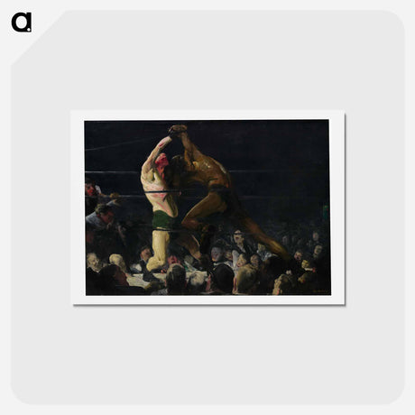 アートポストカード-Both Members of This Club - ジョージ ベローズ Postcard.