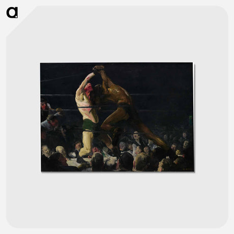 アートポストカード-Both Members of This Club - ジョージ ベローズ Postcard.