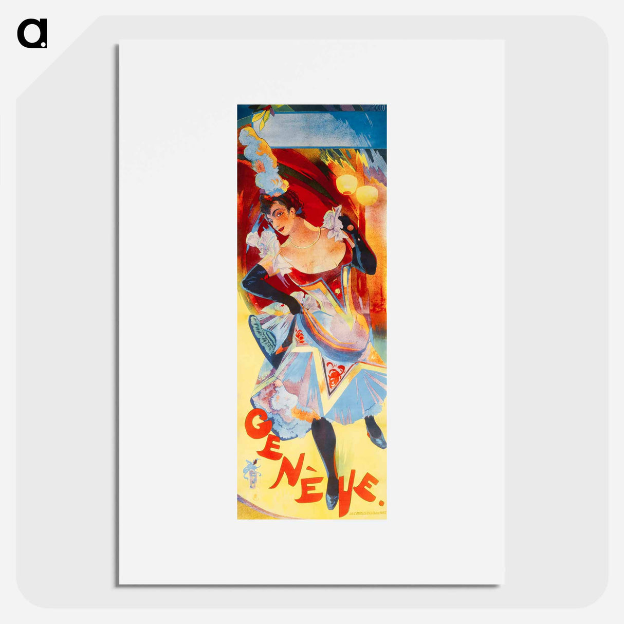 Geneve - Georges de Filles Poster.