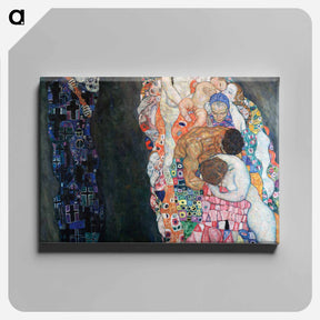 アートパネル-Death and Life - グスタフ クリムト Canvas.