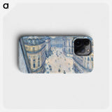 Halévy Street, View from the Seventh Floor - ギュスターヴ カイユボット Phone Case.