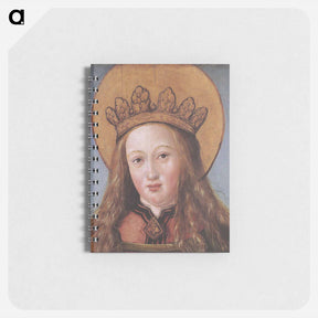 アートメモ帳-Head of a Female Saint - ハンス ホルバイン Memo.