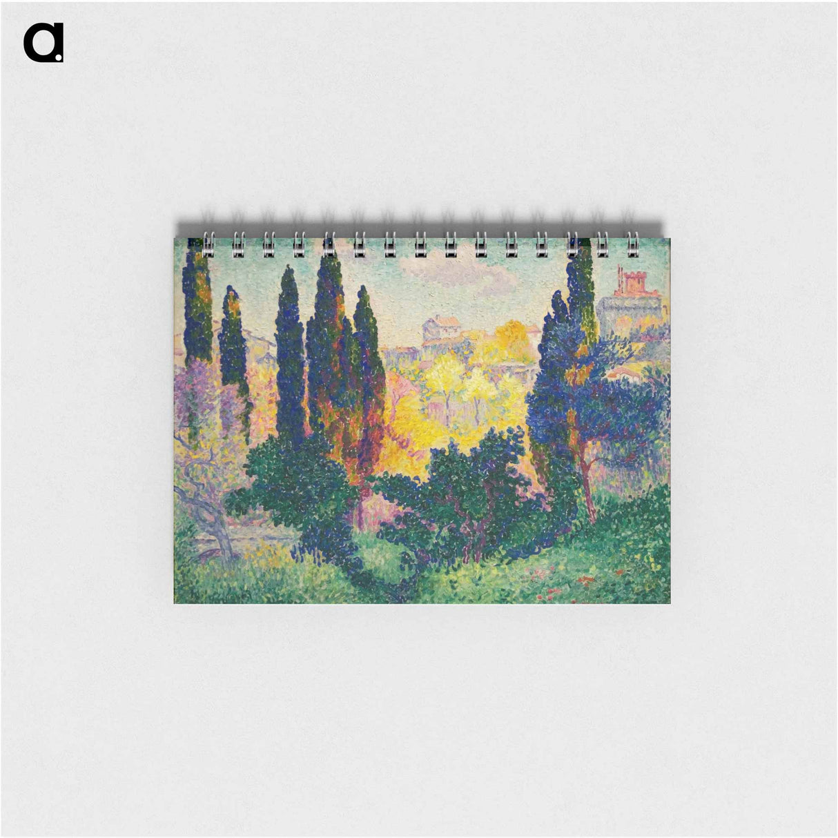 Les cyprès à Cagnes - アンリ エドモンド クロス Memo.
