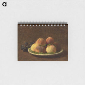アートメモ帳-Peaches and Grapes - アンリ ファンタン ラトゥール Memo.