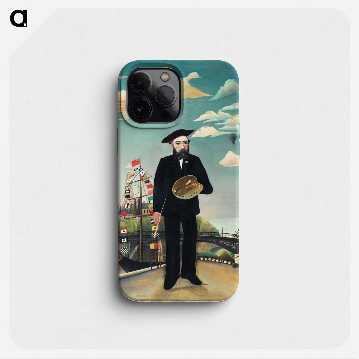 Myself: Portrait – Landscape - アンリ ルソー Phone Case.