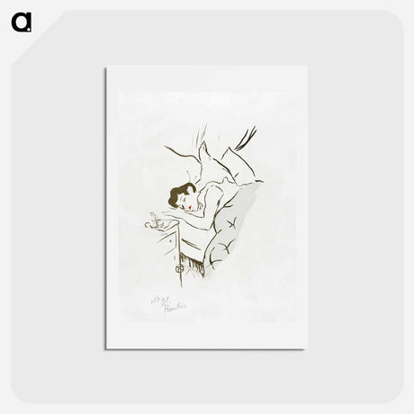 アートポストカード-Your Mouth - アンリ ド トゥールーズ ロートレック Postcard.
